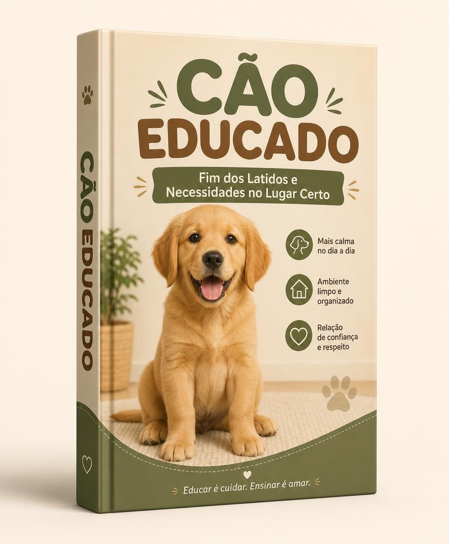 Capa do e-book Cão Educado